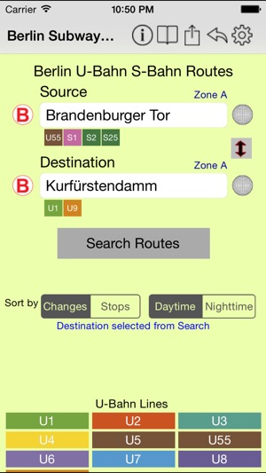 Berlin Subway Route Planner