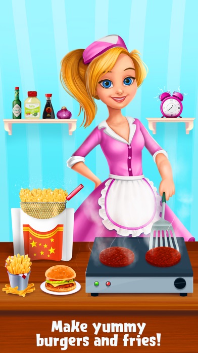 Burgers & Shakes - Fast Food Maker Screenshot 2