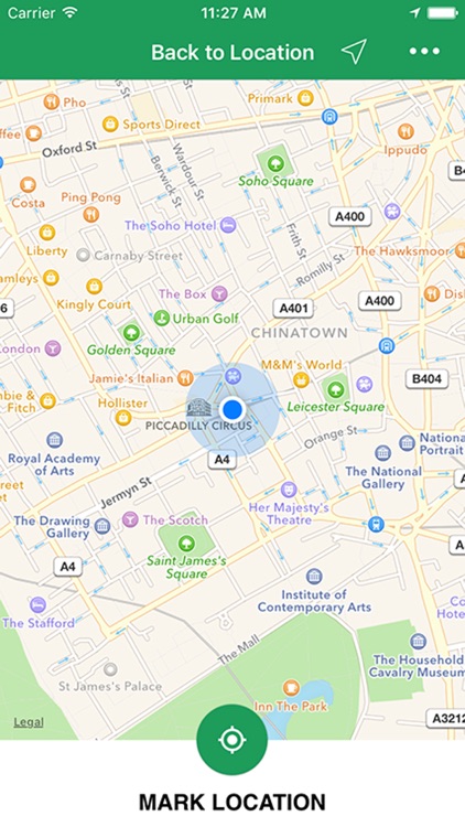 Back To Location - Location Tracker