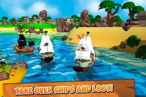 Pirate Ship Battle Wars 3D screenshot 2