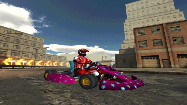 3D Go-kart City Racing - Outdoor Traffic Speed Karting Simulator Game PRO screenshot-4