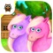 Cute little pony sisters Rosie & Violet invite all kids and toddlers to play and learn in their secret fantasy garden