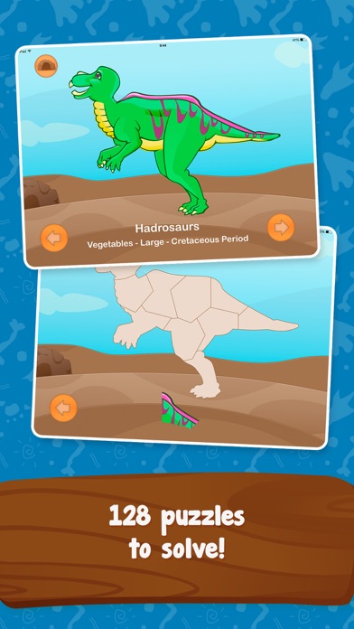 Dinosaur Builder - Preschool and Kindergarten Educational Dino Learning Shape Puzzle Adventure Game for Toddler Kids Explorers Screenshot 4