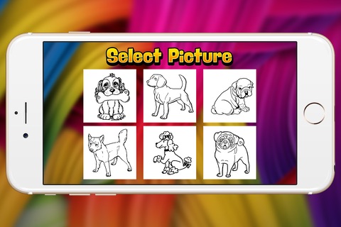 puppy coloring book chihuahua show for kid screenshot 2