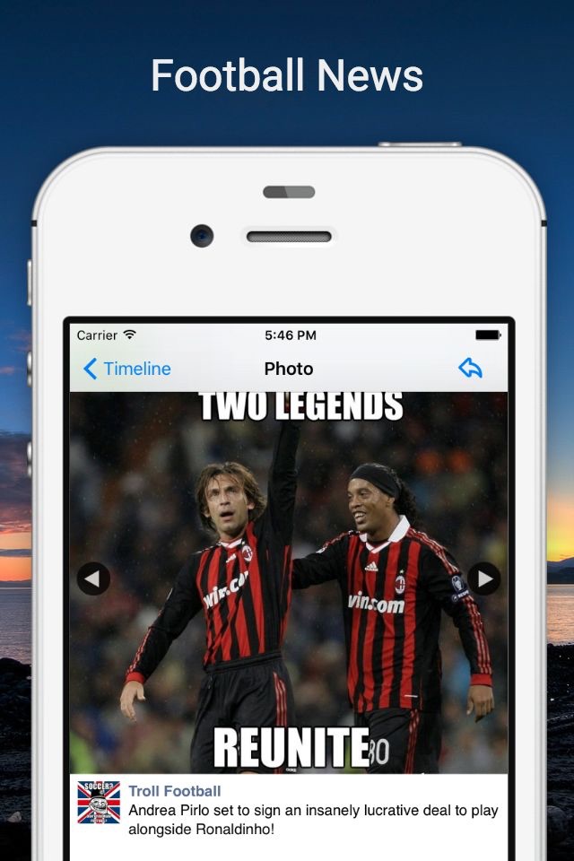 Troll Football - new point of view about the world of football, realtime comments: clubs, players, officials screenshot 3