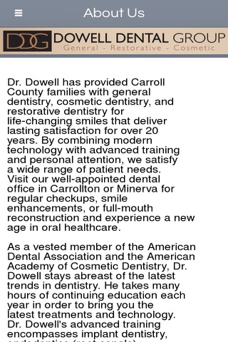 Dowell Dental Group screenshot 2