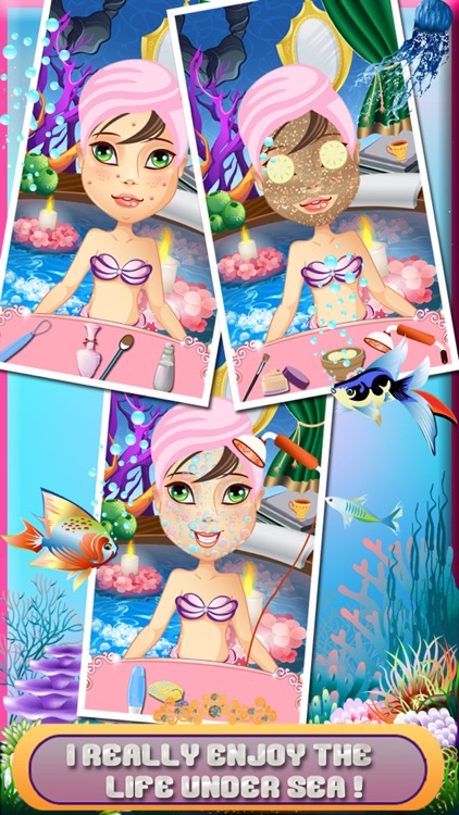 Ocean Mermaid Salon & Dressup - Water World Makeover