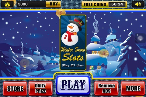 Wintertime Casino Pro - Play Las Vegas Slot Machines Games - Spin & Win! screenshot 3