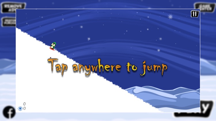 Penguin Winter Fun : The Snowboard Sport Crazy Cold Race - Gold