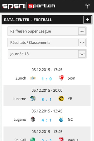 sport.ch en direct screenshot 2