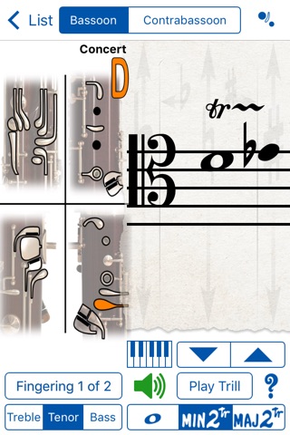 Fingering Woodwinds for iPhone screenshot 2