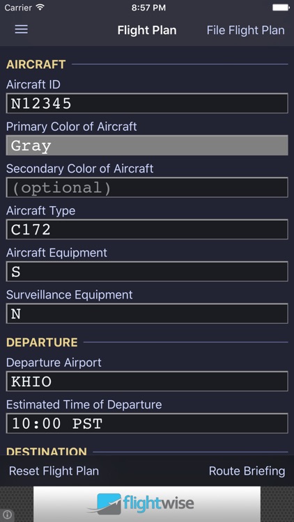 Flightwise Flight Planner