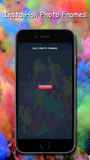 Insta Holi Photo Frame