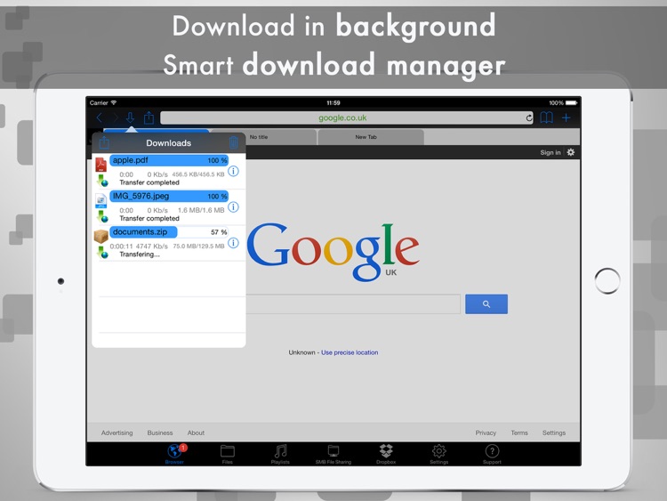 eDl HD Pro - Web Browser and File Manager