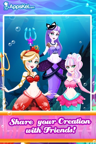 High Mermaid Descendants Dress Up – Princess Party Games for Free screenshot 3