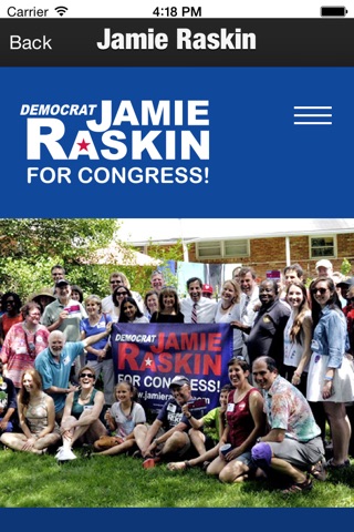 Jamie Raskin for Congress screenshot 3