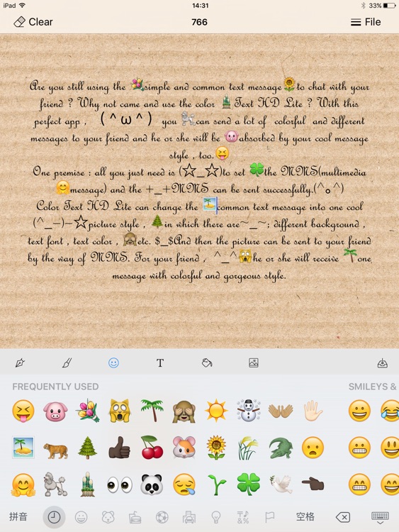 Color Text HD Lite