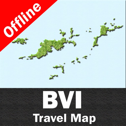 BRITISH VIRGIN ISLANDS – GPS Travel Map Offline Navigator icon