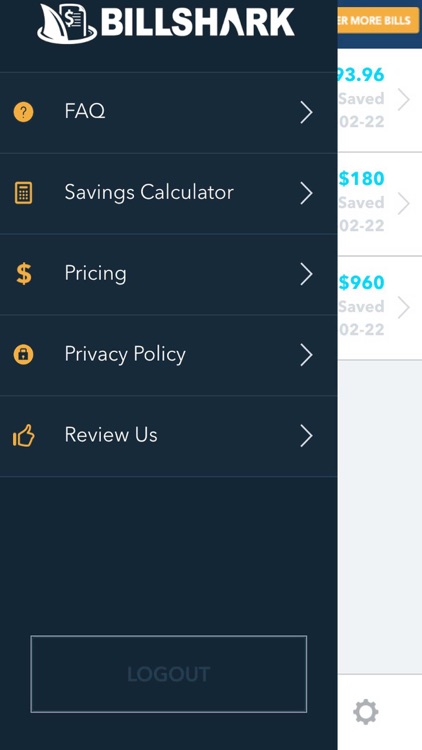 BILLSHARK screenshot-4