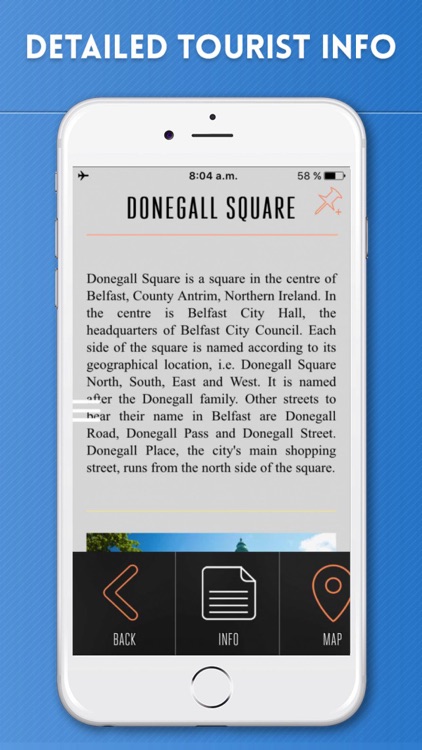 Belfast Travel Guide with Offline City Street Maps