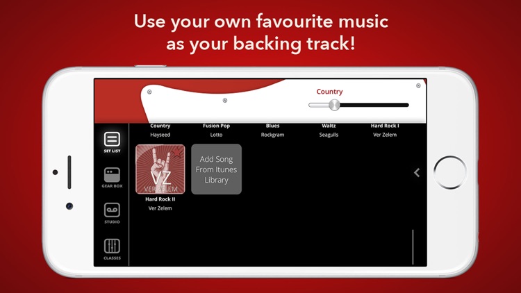 Pocket Guitar - Turn your phone into a guitar and play like a pro with the Pocket Guitar iPhone edition screenshot-4