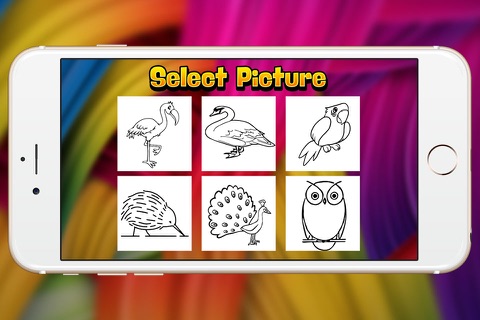 pink flamingo coloring book bird show for kid screenshot 2