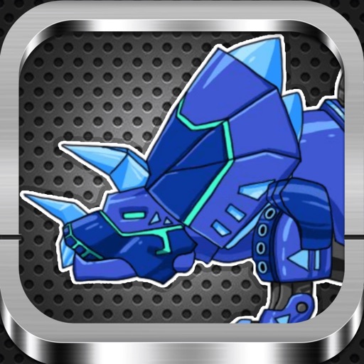 Tinder Dinosaur Puzzle of Rhinoceros:fun war dragon bady free games icon