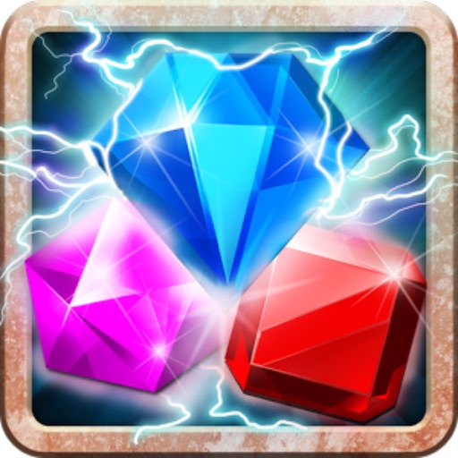 Jewel Match 3 - Match Three in a Row best Games for kids and adults free iOS App