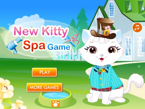 New Kitty Spa Game HD screenshot 2
