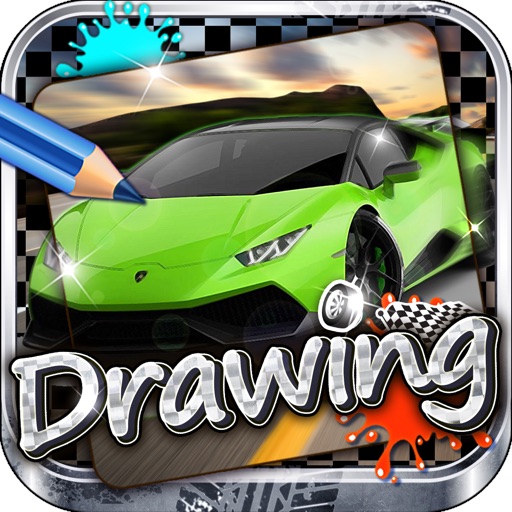 Drawing Desk SuperCars : Draw and Paint  Coloring Book Edition icon