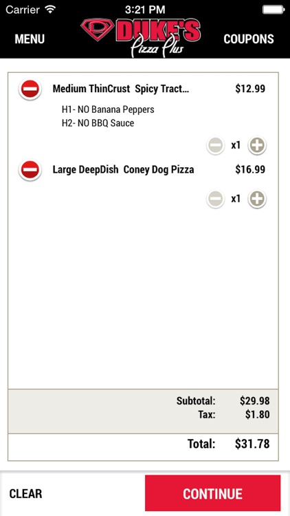 Duke’s Pizza Plus screenshot-4