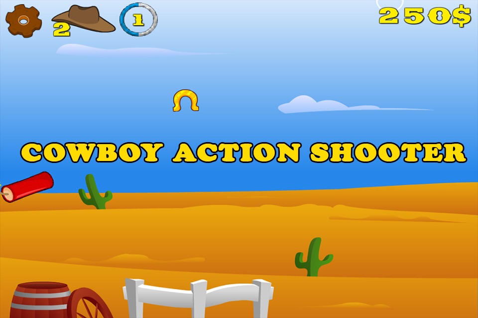 Cow Boy Action Shooter - Fun shooting Game screenshot 2