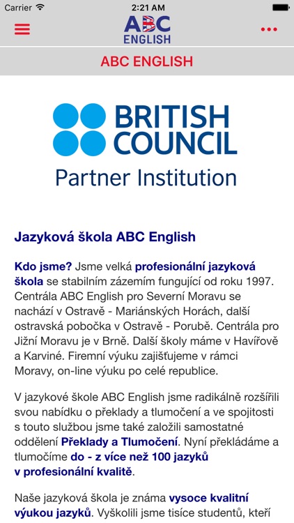 ABC English school