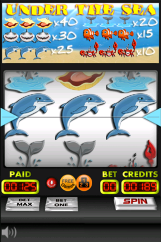 Slots Under The Sea screenshot 2
