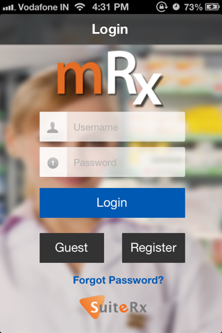 mRx App screenshot 2