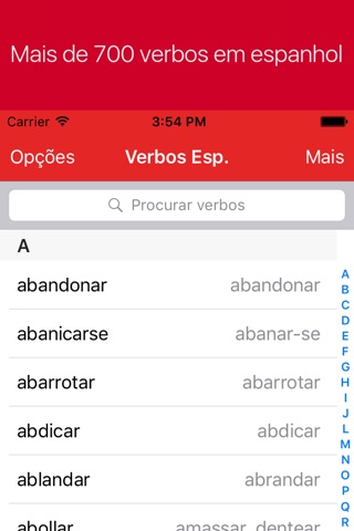 Spanish Verb Conjugator Pro screenshot 2