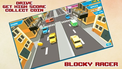 Blocky Racer: Traffic Rush 2015のおすすめ画像1