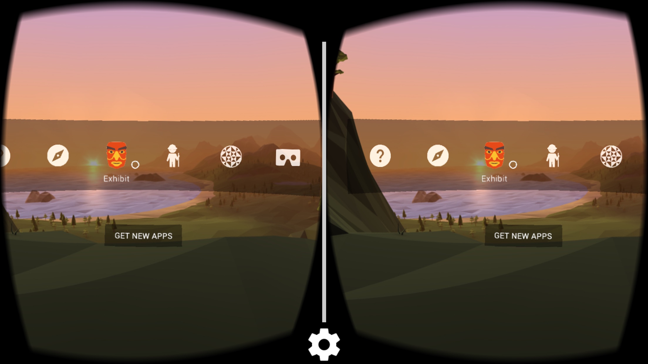 Screenshot do app Google Cardboard