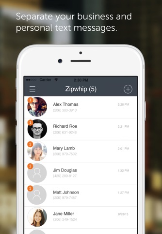 Zipwhip Text Messaging screenshot 2