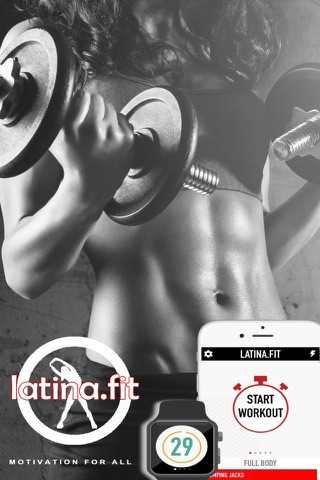 Latina Fit - Free Body Fitness Sculpting Workout Challenge screenshot 2