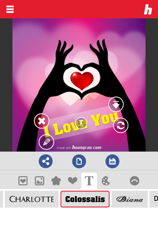 Valentine’s Day Card Maker screenshot 2