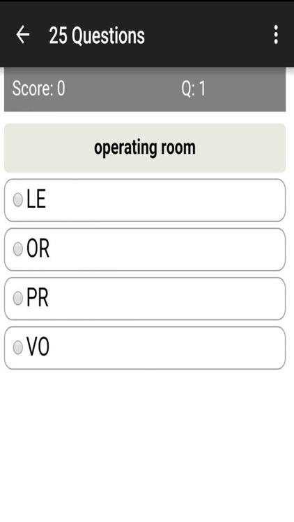 Medical Acronyms & Abbreviations Quiz