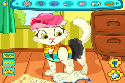 Baby Kitty Cat Pet Dress Up for Girls Kids screenshot 3