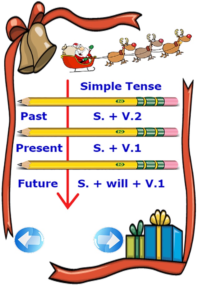 Check grammar in use for basic English tenses practice games screenshot 2