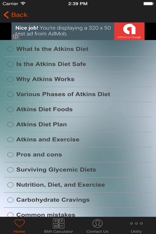 Easy Atkins Diet Recipes and Exercise Plan screenshot 2