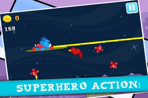 Superhero Cat Paw Battle vs Alien Attack Patrol Game Free screenshot 4