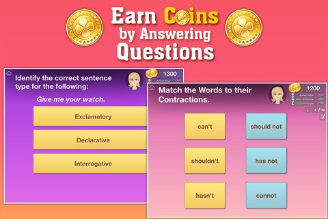 4th Grade Grammar - English grammar exercises fun game by ClassK12 [Full] screenshot 3