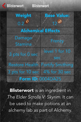 Alchemy Helper For Skyrim screenshot 3