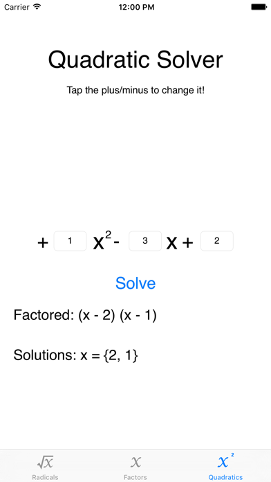 How to cancel & delete Finding Factors - Quadratic Formula Solver - Radical Simplifier from iphone & ipad 1