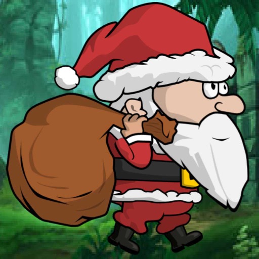Santa Claus Jungle Run Icon